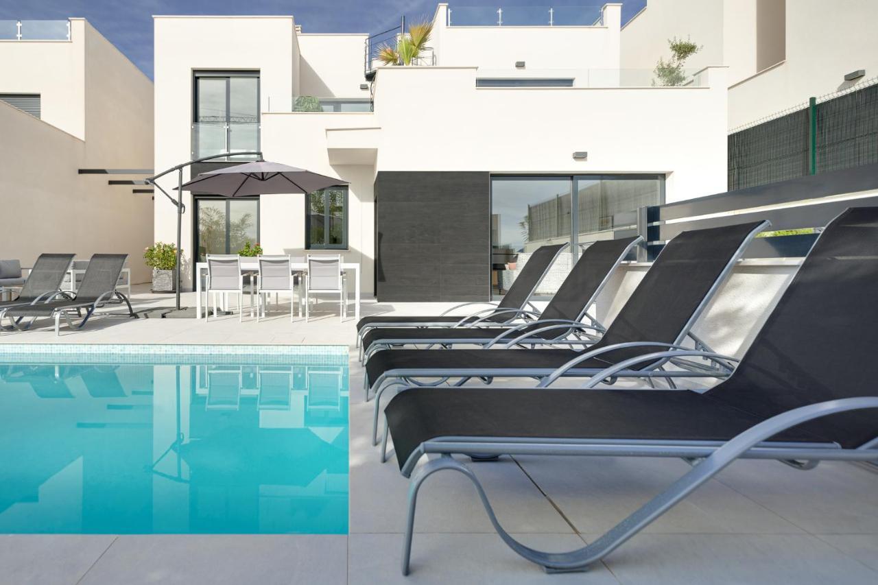 Villa Blanka, Amazing Villa With Hot Tube & Heated Pool In Polop, Alicante Buitenkant foto